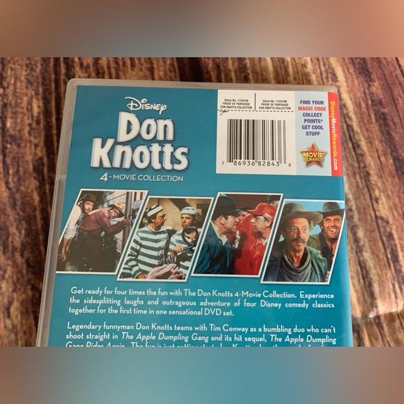 Disney "Don Knotts" Movies We Remember 4 Movie Collection DVD Set - Picture 10 of 10